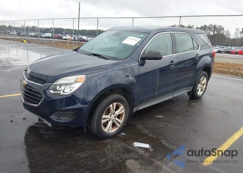 2017 Chevrolet Equinox Ls из США, поврежденный, VIN 2GNALBEK2H1525456